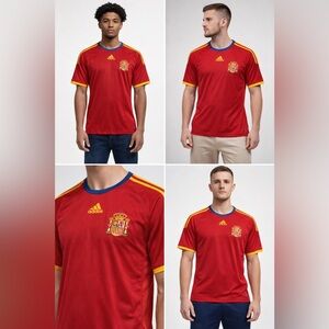 adidas Spain jersey with Navy Trim